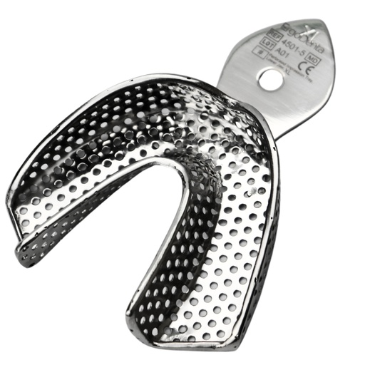 [4501-5] Perforated Impression Tray, Lower Jaw, Extra Large