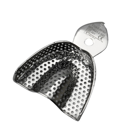 [4521-2] Perforated Impression Tray, Upper Jaw, Small