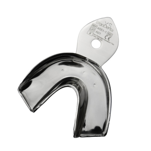 [4551-1] Non-Perforated Impression Tray, Lower Jaw, Extra Small