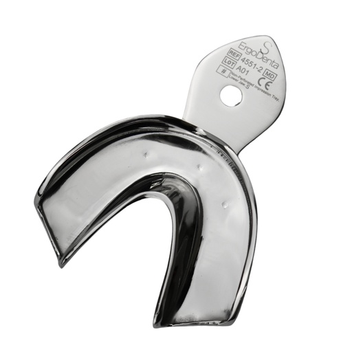 [4551-2] Non-Perforated Impression Tray, Lower Jaw, Small