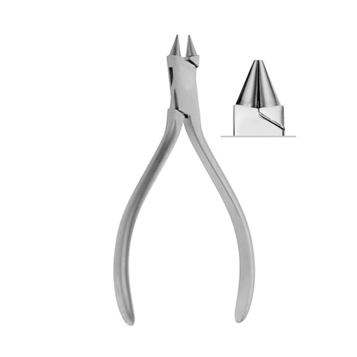 [4642] ANGLE Wire Bending Pliers, round, ◯ Max. Ø 0,7mm /.028”