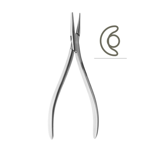 [4690] SCHWARZ Hollow Chop Pliers, ◯ Ø 0,7mm / .028”