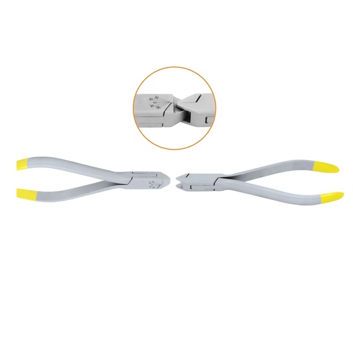 [4710+4711] Torquing Pliers (Set) Set of pliers used to place a torque to square/rectangular archwire,▢ 0.55x0.64mm / .021x.025”,14cm,TC