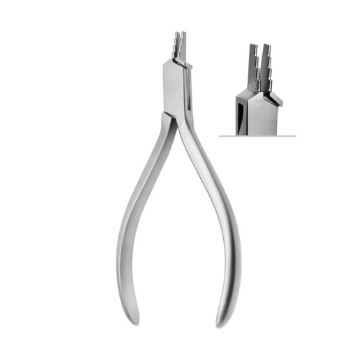 [4715] NANCE step loop bending pliers steps of 3, 4, 5 and 6mm enable exact and even bending