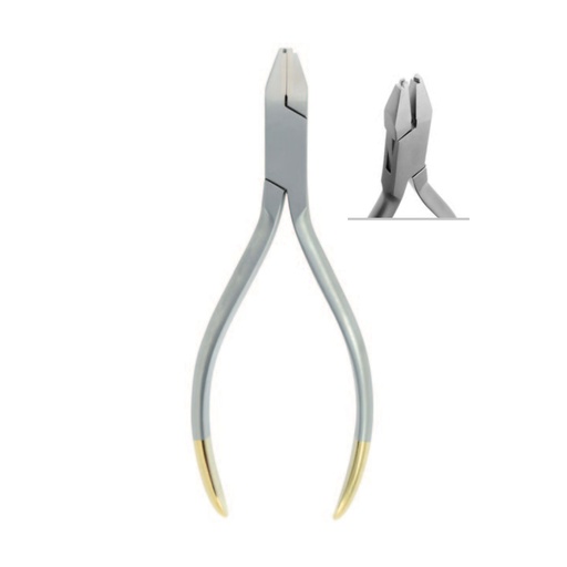 [4717] Crimpable Arch Wire Hook Pliers for surgical ball hooks straight, 14cm,TC
