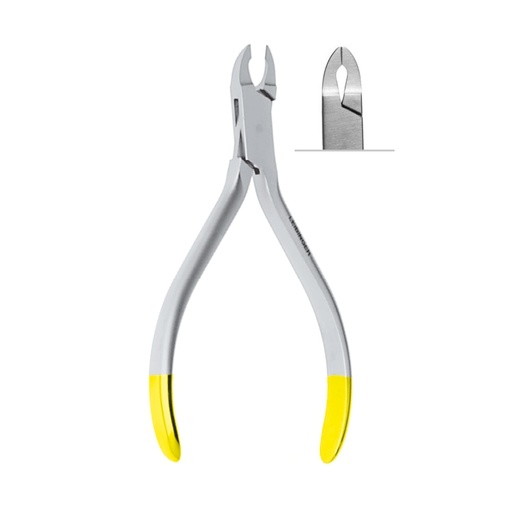 [4622] ANGLE Wire Cutter, ◯ Max. Ø 0,3mm / .012” ,13cm,TC