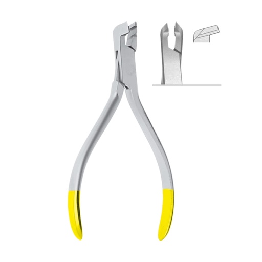[4225] Distal End Cutter with safety hold, ◯ Ø 0,35mm / .014”, ▢ 0.55x0.64mm / .021”x.025, 12.5cm, TC