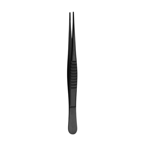 [3667-4] DeBakey Tweezer, Standard Profile 2.0mm, Straight, 16cm,TC,Black