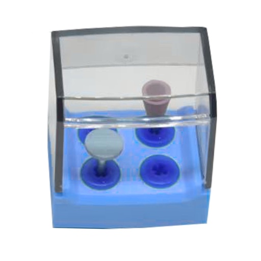 [7456B] Equipment of high temperature and high pressure disinfection box, 4 Holes, Blue