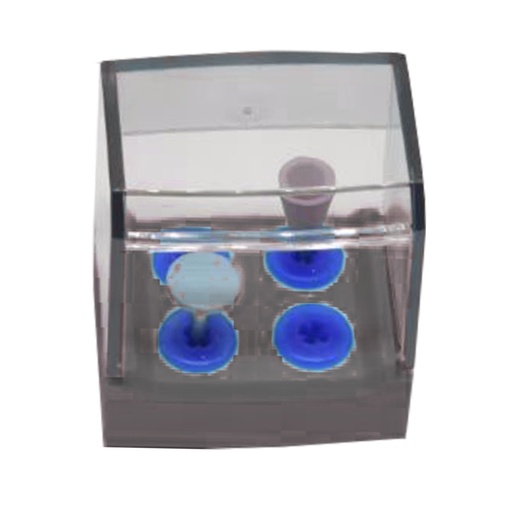 [7456K] Equipment of high temperature and high pressure disinfection box, 4 Holes, Black
