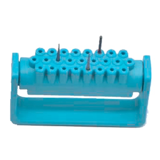 [7457S] Opening Disinfection Frame Resistant to high temperature and pressure, 25 Holes, Sky Blue