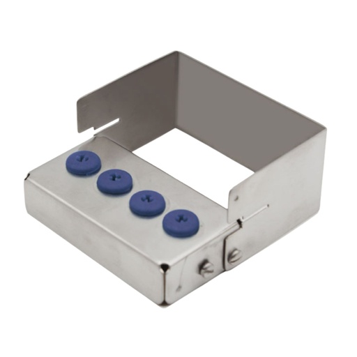 [7381B] Bur Holder for 4, Blue