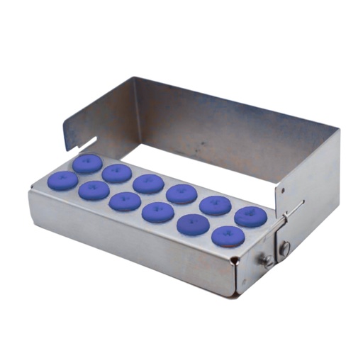 [7383B] Bur Holder for 12, Blue