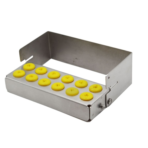 [7383Y] Bur Holder for 12, Yellow