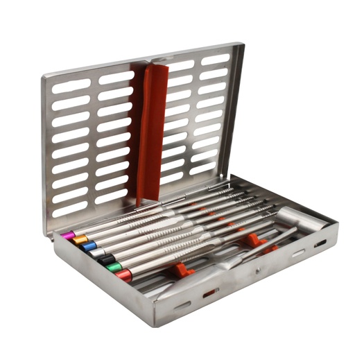 [7280] Condensor Straight, set of 7 with hammer and casette