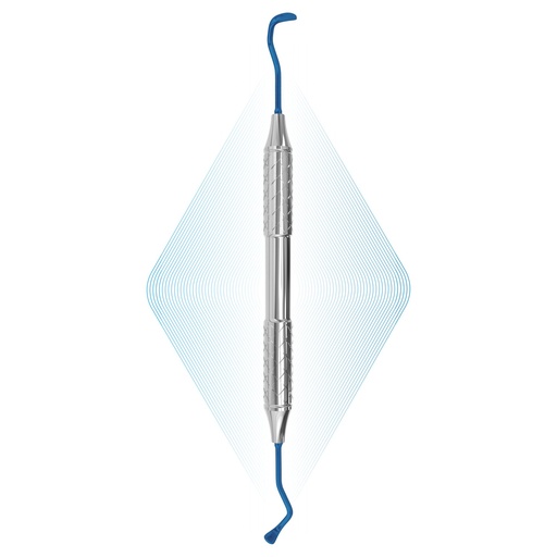 [7201B-SP] Curettes #1, 4mm-4mm, Blue