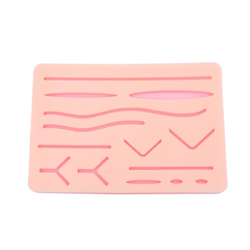 [5598] Silicone Suture Practice Pad, 14 shapes,