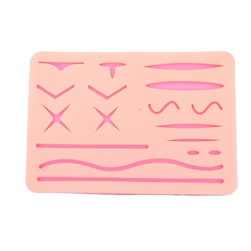 [5599] Silicone Suture Practice Pad, 17 shapes,