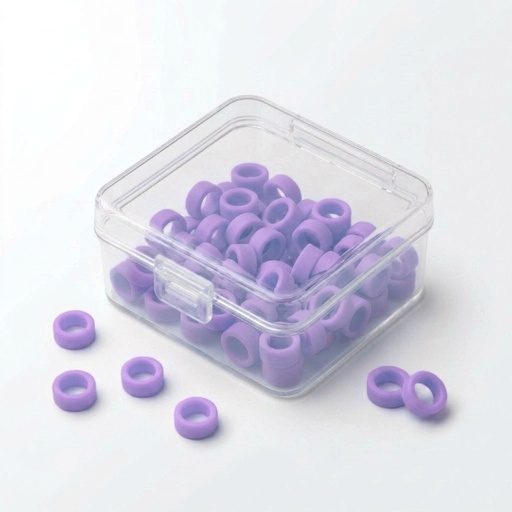 [5651P] Color Coded Rings-Lavender