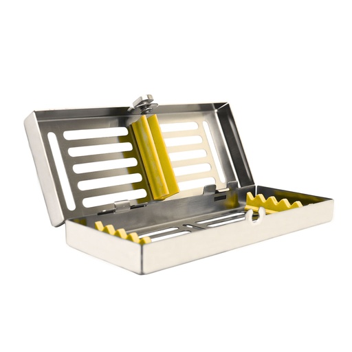 [5511Y] Removable lid, Sterilization cassette for 5, 185x75x35mm, Yellow Silicone