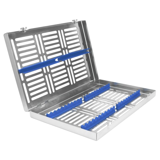 [5513B] Removable lid, Sterilization cassette for 20, 280x180x35mm, Blue Silicone