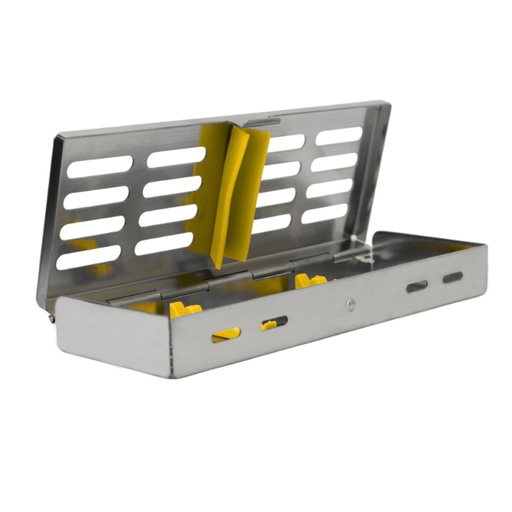 [5531Y] Sterllization Cassettes for 5, 185x65x20mm, Yellow