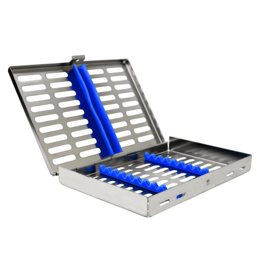 [5533B] Sterllization Cassettes for 10, 185x130x20mm, Blue