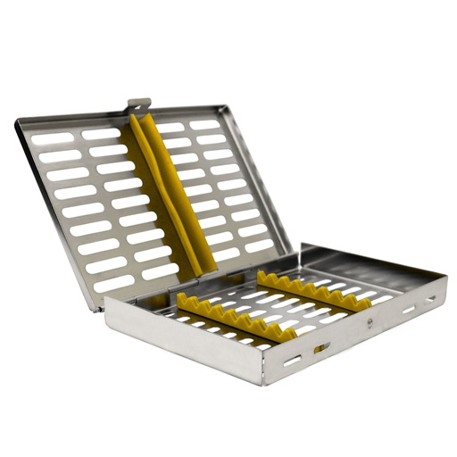 [5533Y] Sterllization Cassettes for 10, 185x130x20mm, Yellow