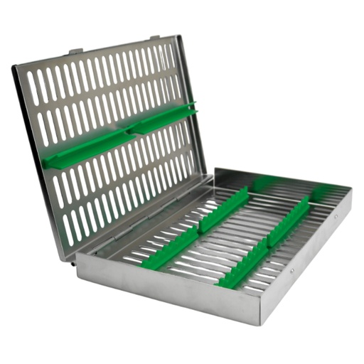 [5534G] Sterllization Cassettes for 20, 285x185x30mm, Green
