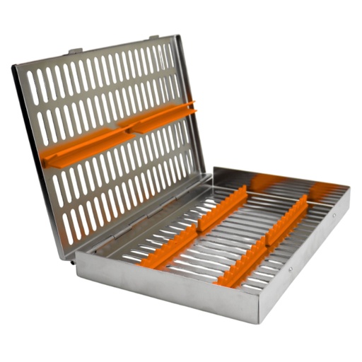 [5534O] Sterllization Cassettes for 20, 285x185x30mm, Orange