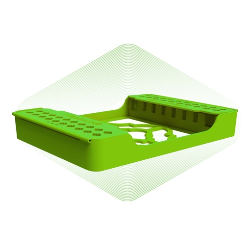 [5508N] ErgoTray 8, 180x136x26mm, Green
